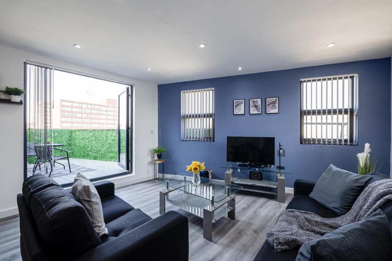 Top Floor Apartment With Private Balcony In Stockport Centre By Hass Haus Zewnętrze zdjęcie