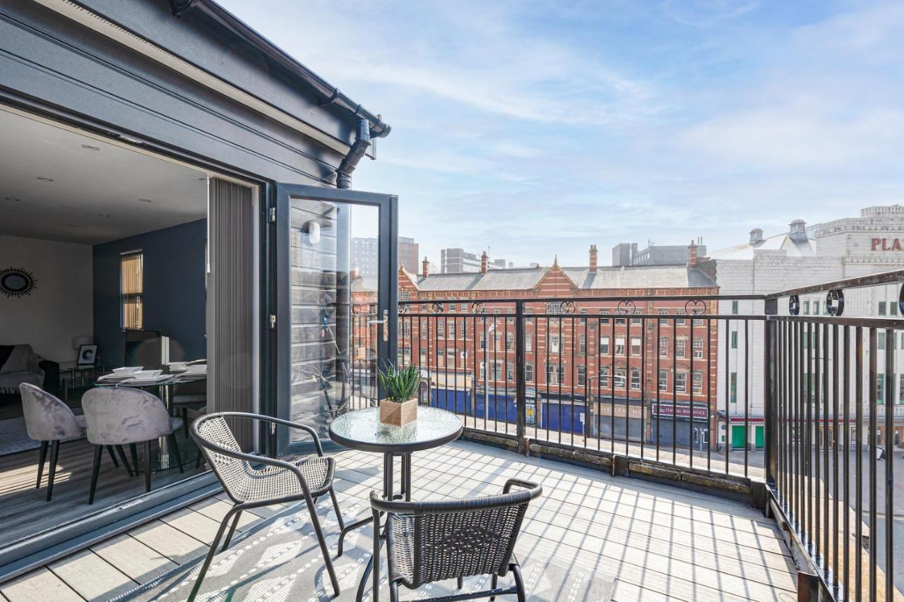 Top Floor Apartment With Private Balcony In Stockport Centre By Hass Haus Zewnętrze zdjęcie
